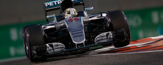 Lewis Hamilton - pole position Abu Dhabi 2016