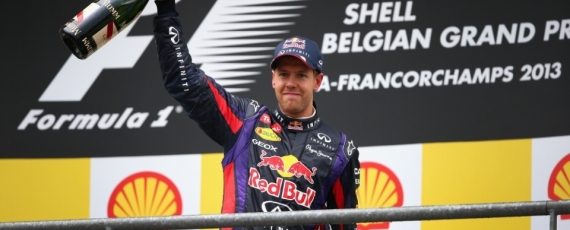 Sebastian Vettel - castigator Spa 2013