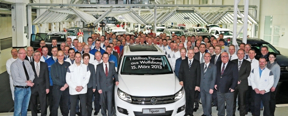 VW Tiguan - 1 milion Wolfsburg