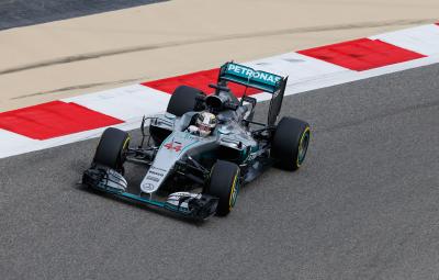 Lewis Hamilton - pole position Bahrain 2016