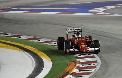 Sebastian Vettel - castigator Singapore 2015