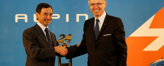 Pierre Fillon (preşedintele ACO) şi Carlo Tavares (Renault)