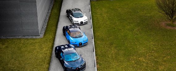 Bugatti Chiron - primele trei exemplare livrate