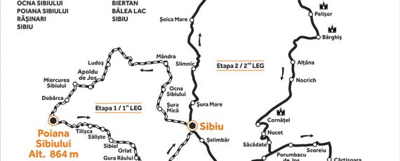 Sibiu Rally Challenge 2016 - harta probelor