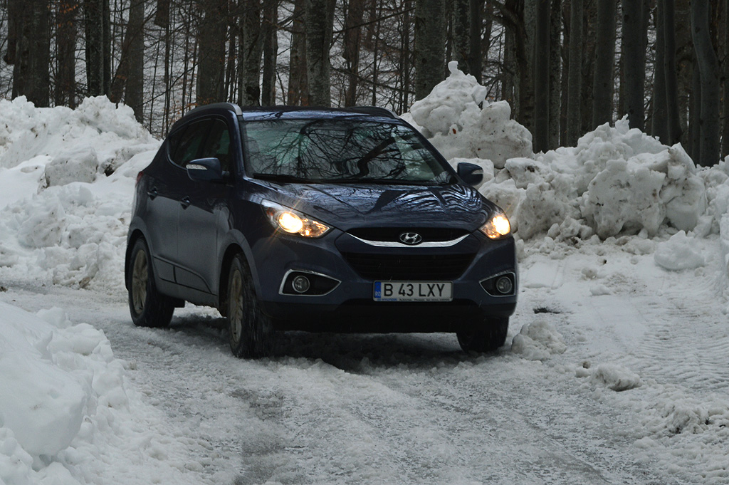 Test drive Hyundai ix35 - snow