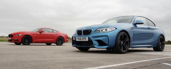 VIDEO - Noul BMW M2 Coupe Vs. Ford Mustang GT 5.0 | Auto TestDrive