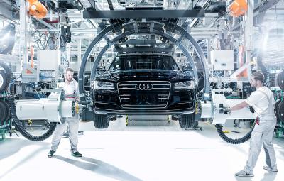 Audi A8 - fabrica Neckarsulm