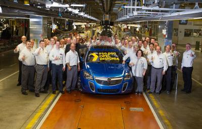 Opel Insignia - 750.000 de masini fabricate