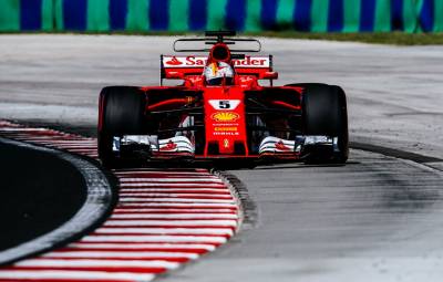 Sebastian Vettel - pole position Hungaroring 2017
