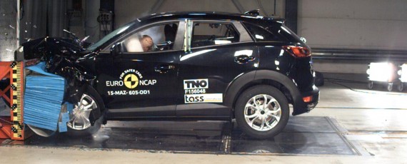 Noua Mazda CX-3 - test Euro NCAP
