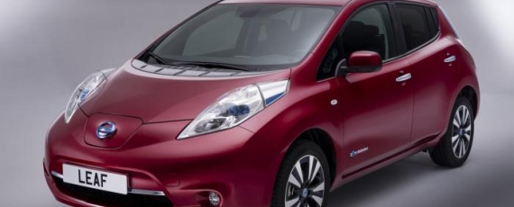 Nissan Leaf facelift - faţă